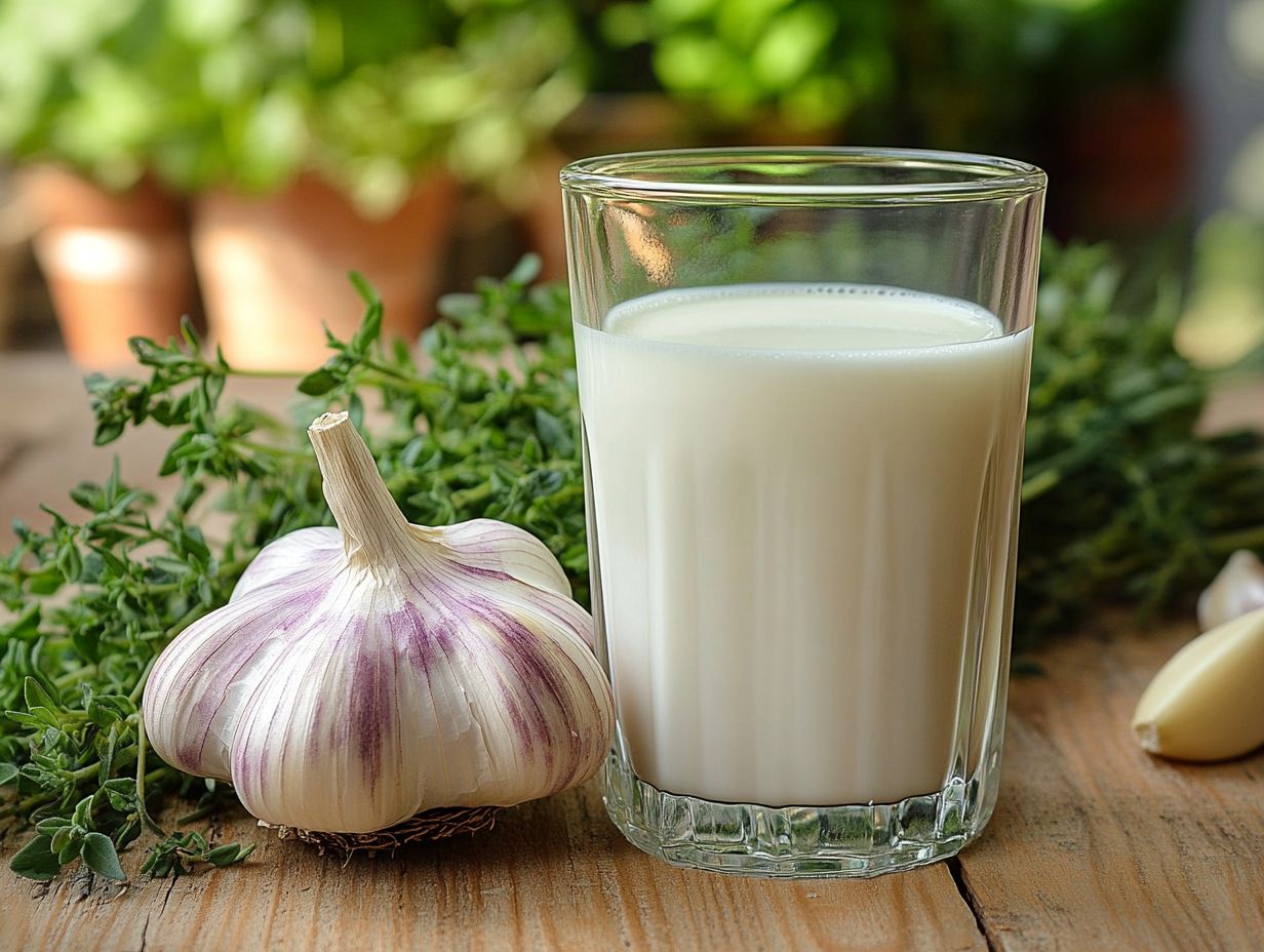 What Are The Health Benefits Of Milk And Garlic?