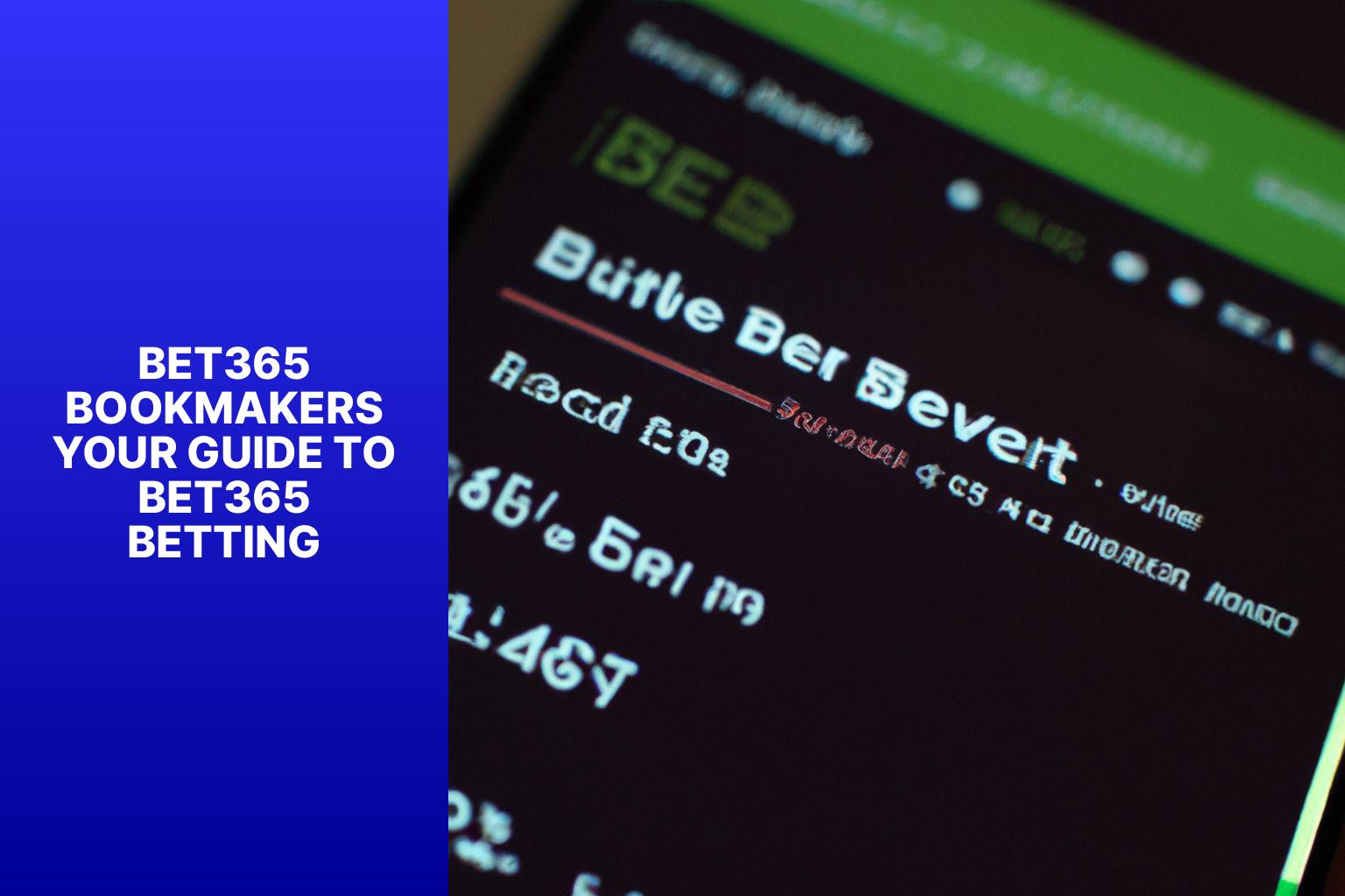 Bet365 Bookmakers Your Guide to Bet365 Betting