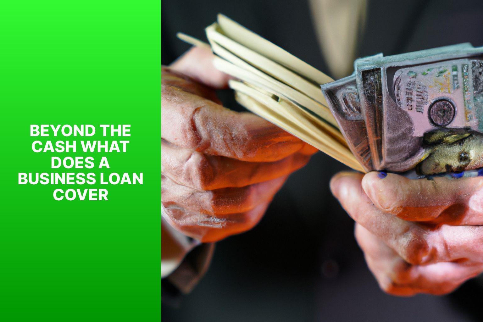 Beyond the Cash What Does a Business Loan Cover
