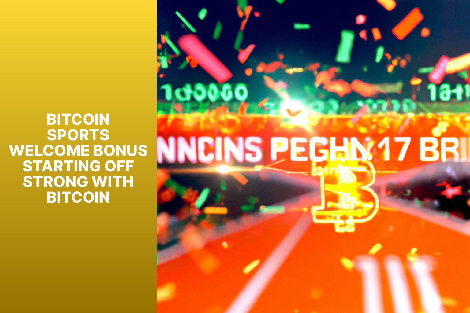Bitcoin Sports Welcome Bonus Starting Off Strong with Bitcoin