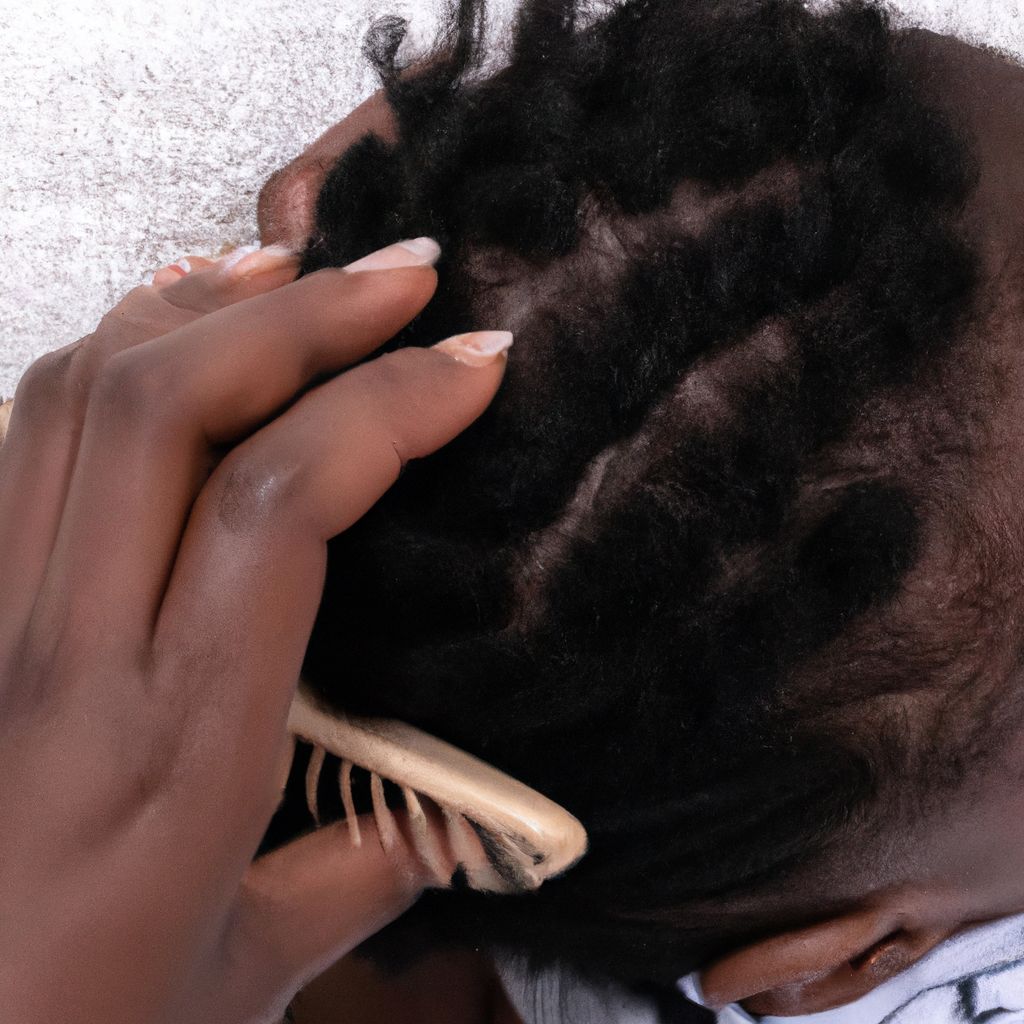 black newborn hair care