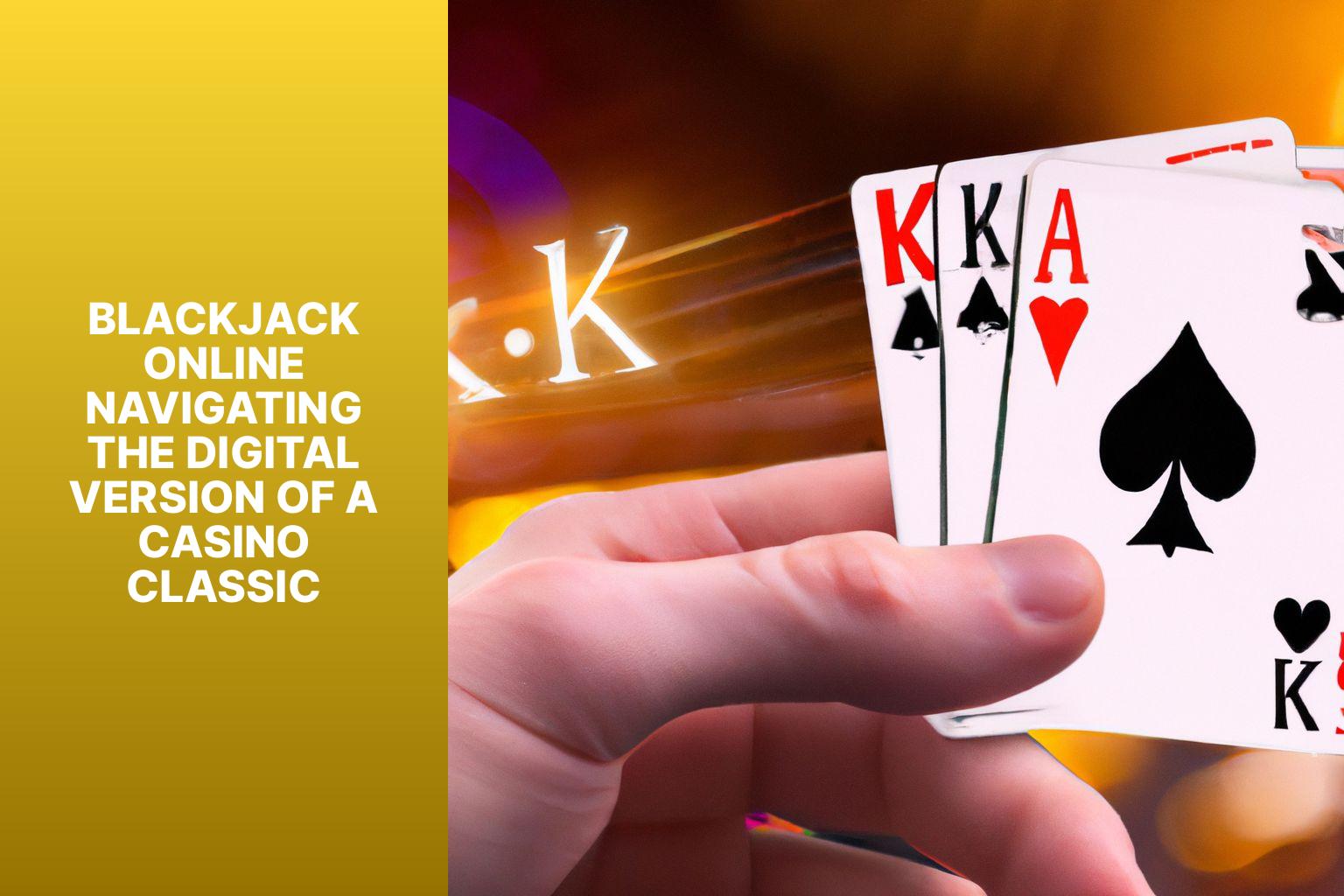 Blackjack Online Navigating the Digital Version of a Casino Classic