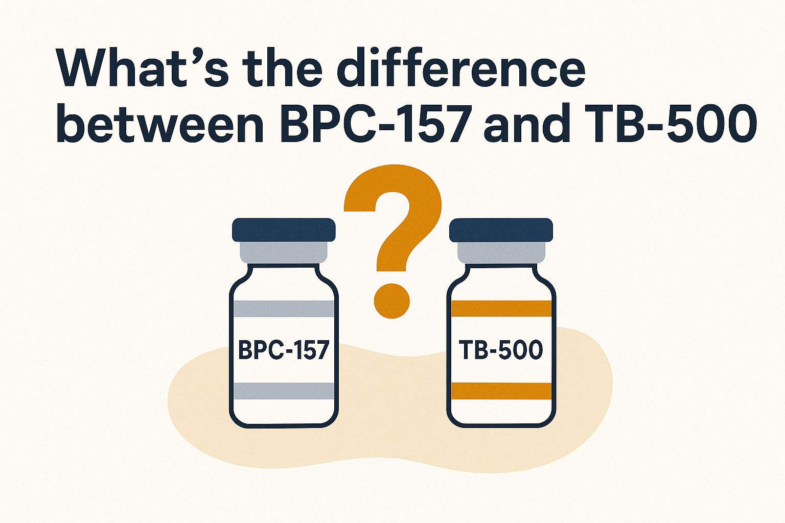 What's the difference between BPC-157 and TB-500