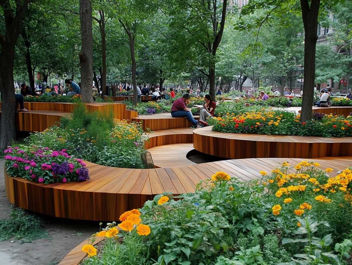 What Is Biophilic Urban Furniture Design in the Context of Urban Planning?