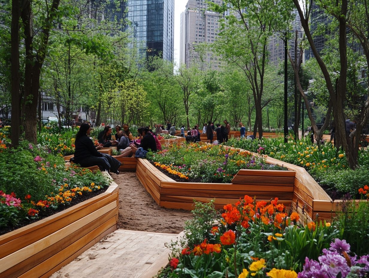 What Are Some Examples of Biophilic Urban Furniture Design?