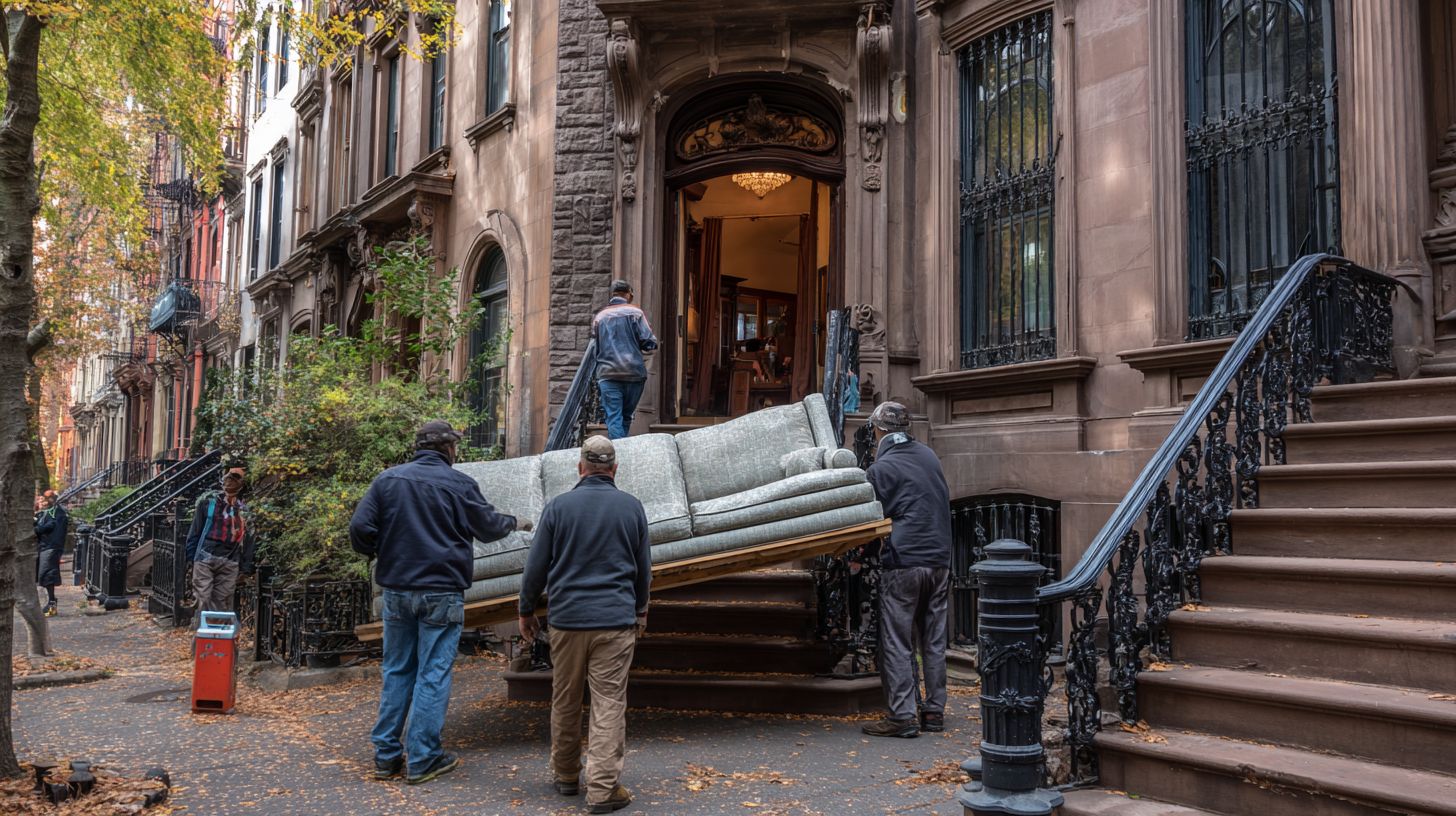 Brownstone Basics: How to Move Large Furniture Through Narrow Stoops.