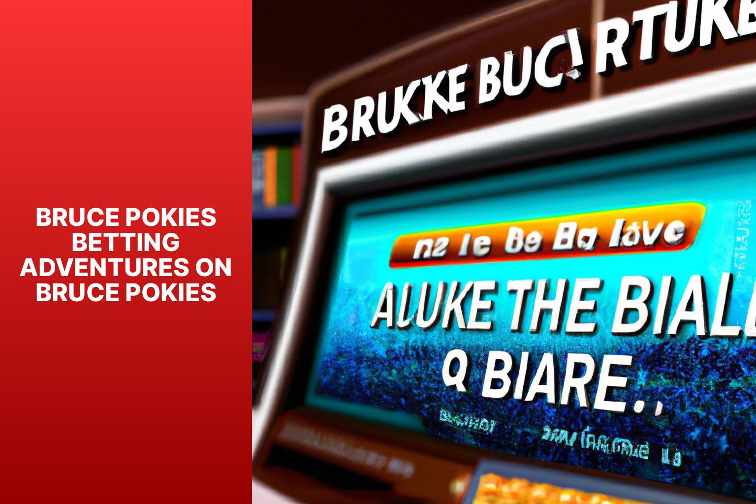 Bruce Pokies Betting Adventures on Bruce Pokies