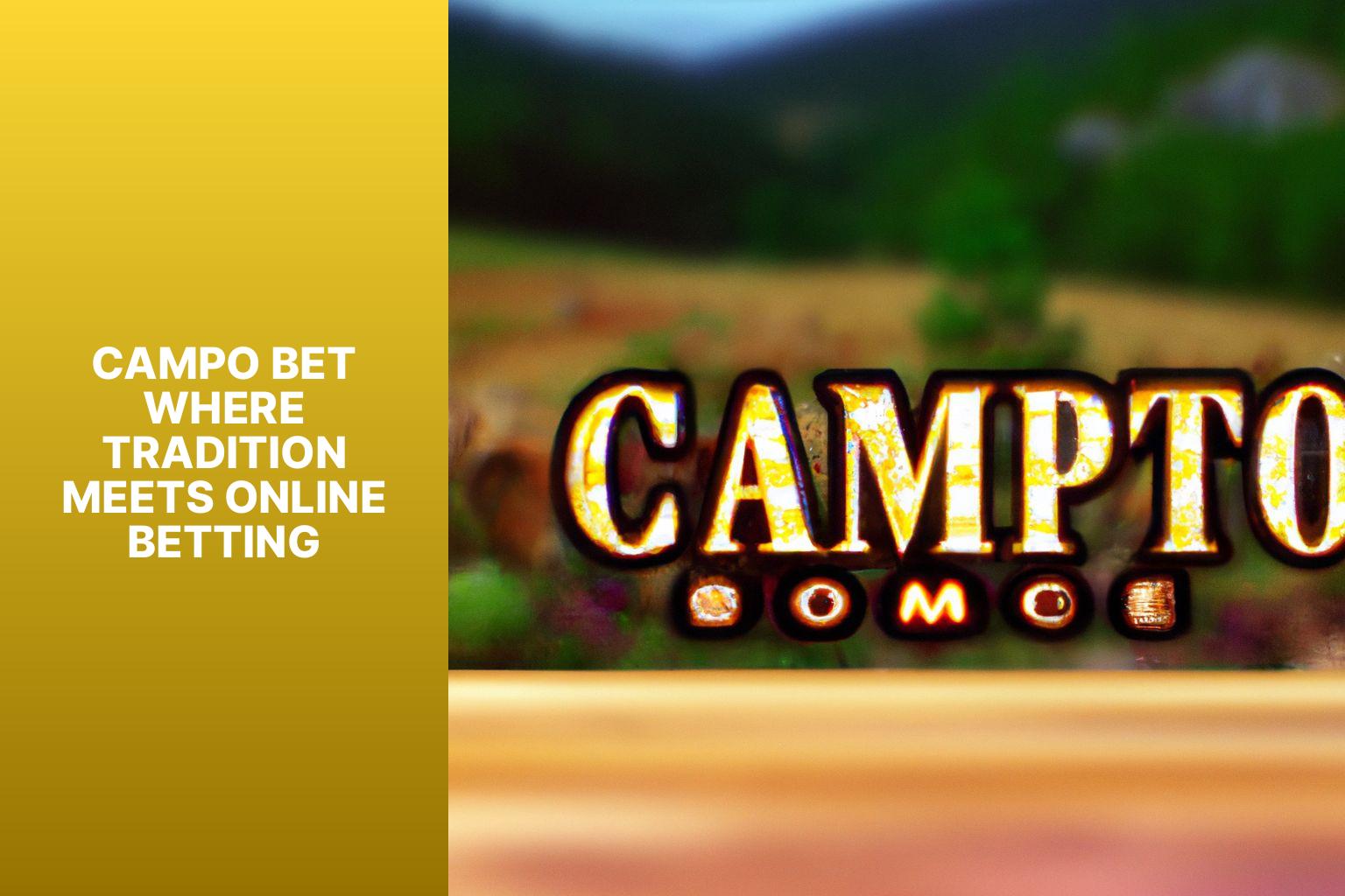 Campo Bet Where Tradition Meets Online Betting