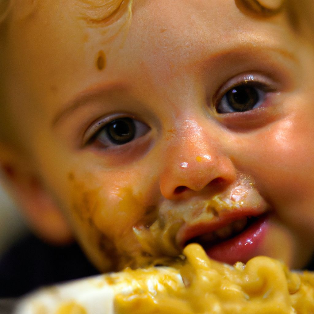 Can 10 month old eAt mac and cheese