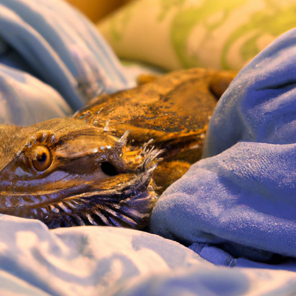 can-a-bearded-dragon-sleep-in-your-bed-reptilestartup