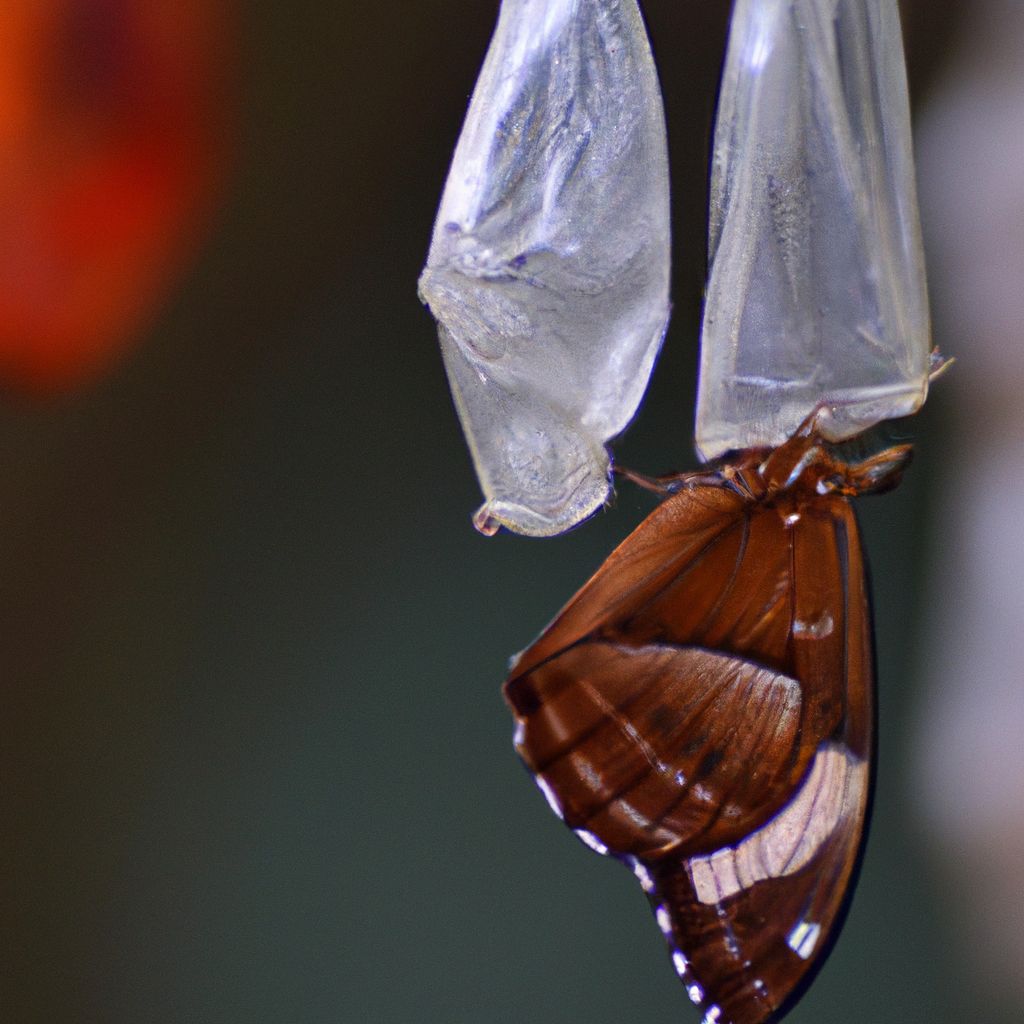 Can a butterfly get stuck in its chrysalIs