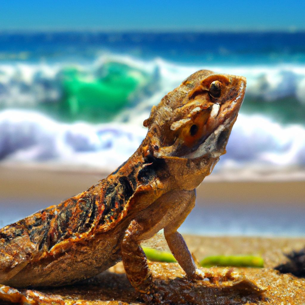 Can I take my bearded dragon to the beach
