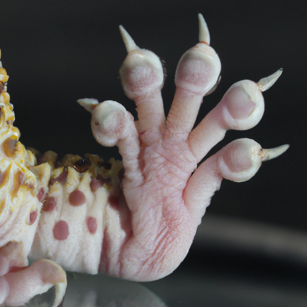 Can leopard geckos break their toes