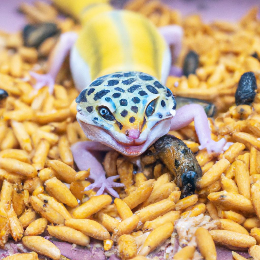 Can mealworms cause impaction in leopard geckos