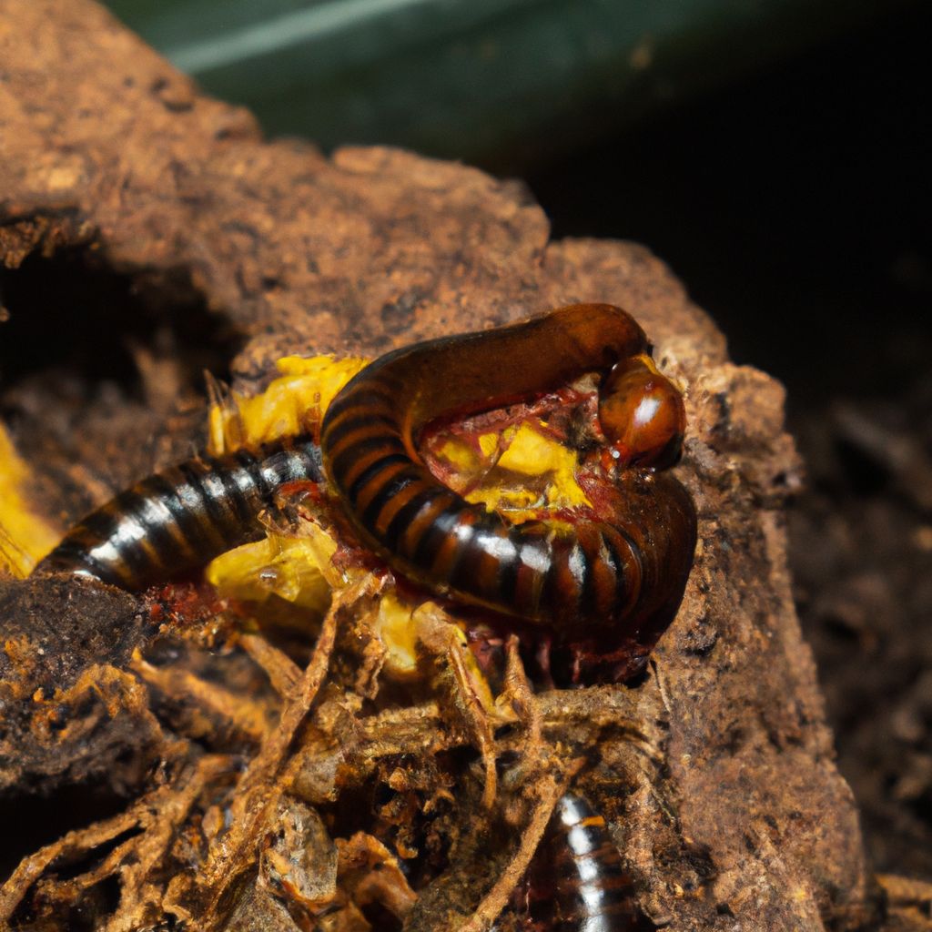 Can millipedes eat cockroaches