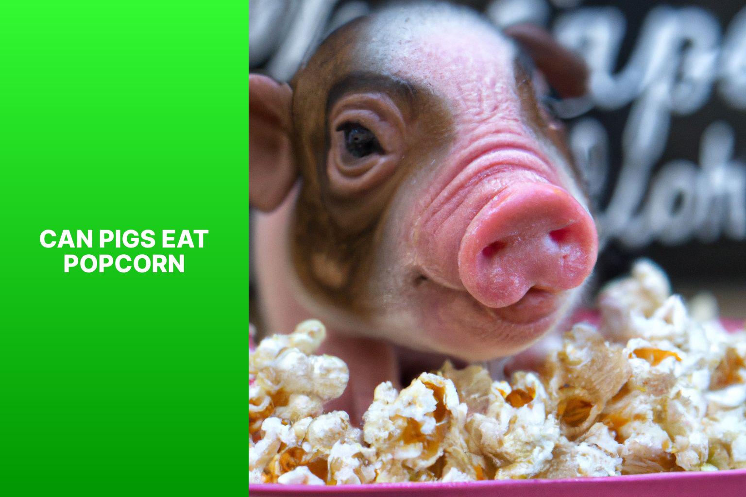 Can Pigs Eat Popcorn? Understanding the Feeding Habits of Pigs