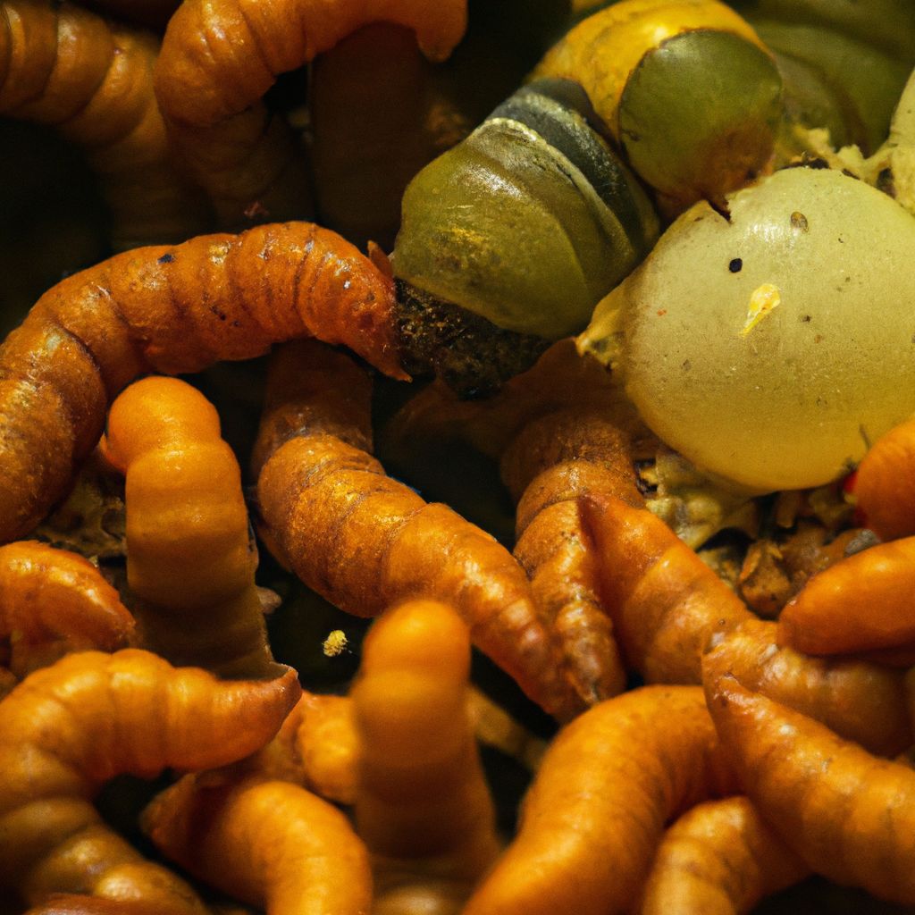 Can wax worms live with mealworms