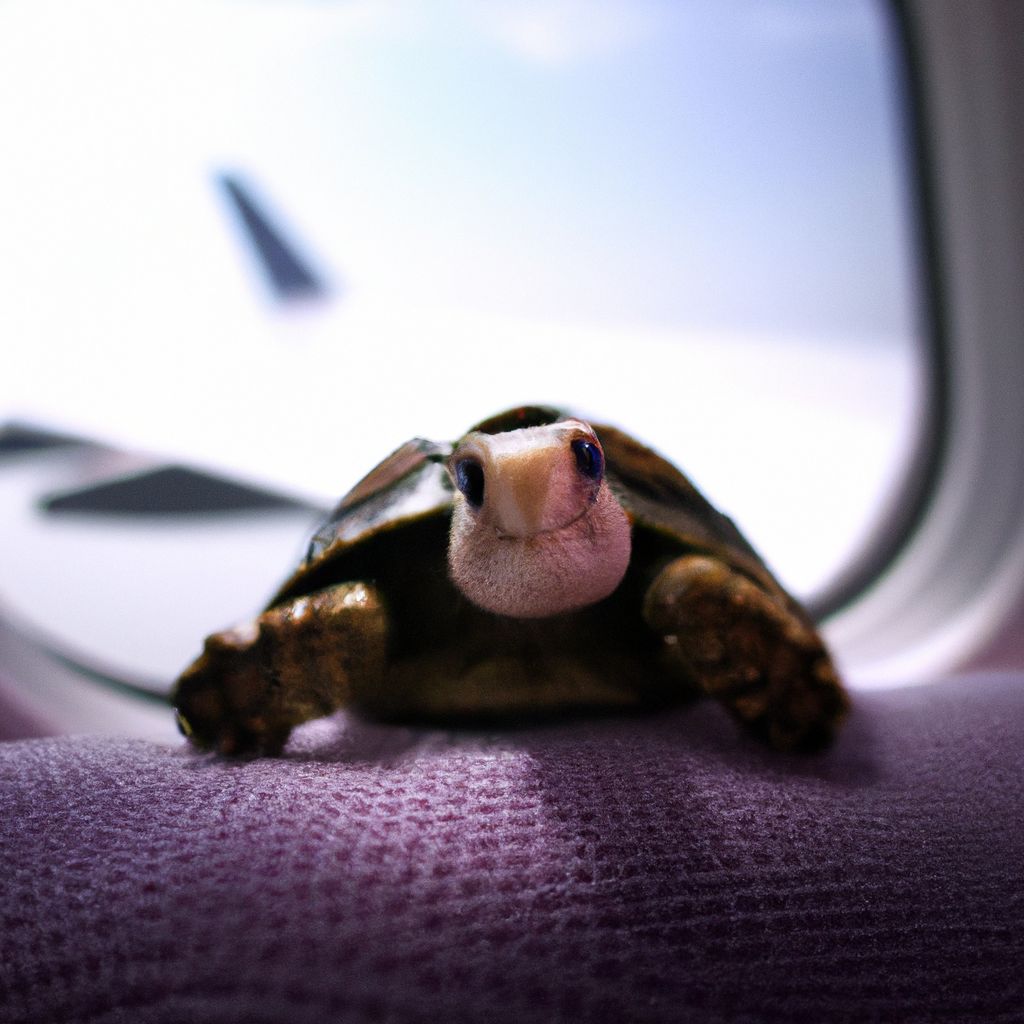 Can you take a turtle on a plane