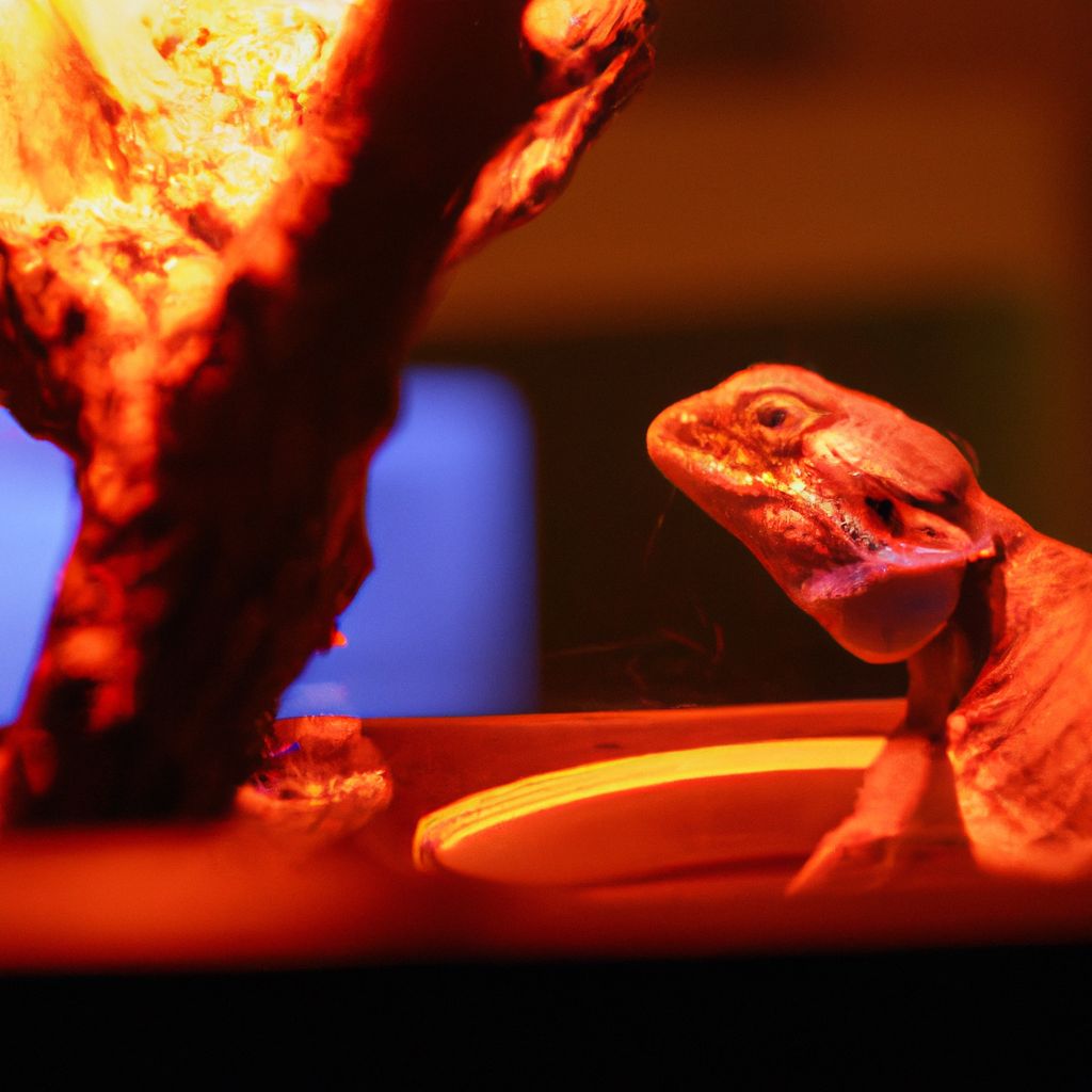 Can you use a red heat lamp for a bearded dragon