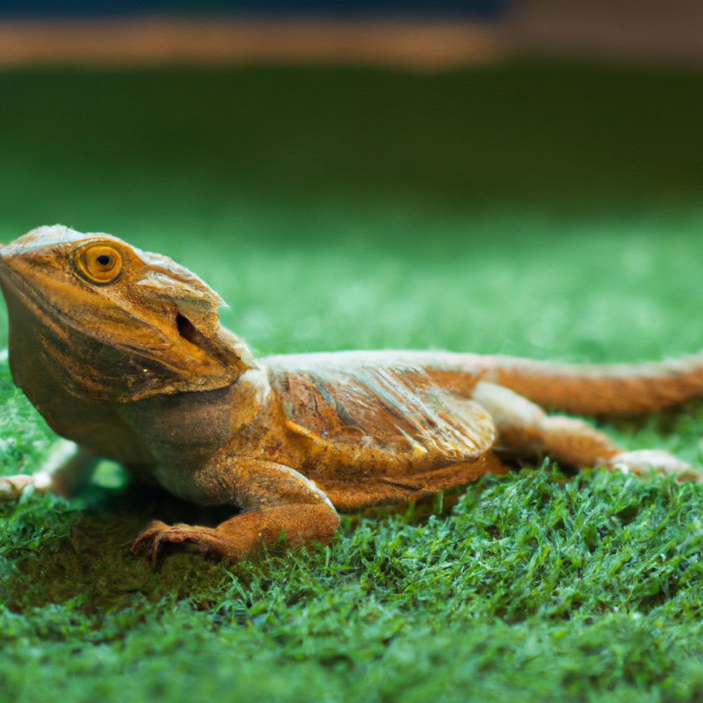 Can you use fake grass for bearded dragons