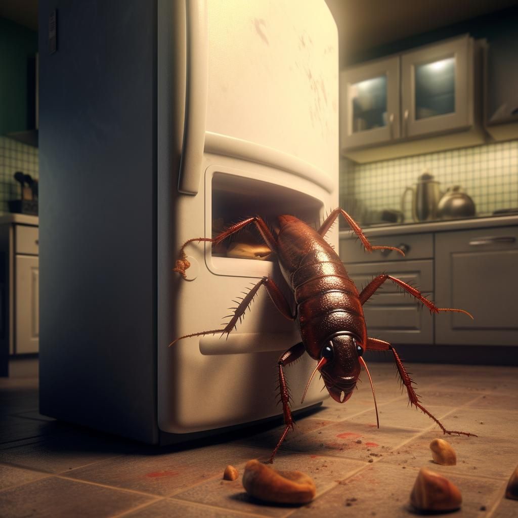 Can cockroaches break a fridge Pet