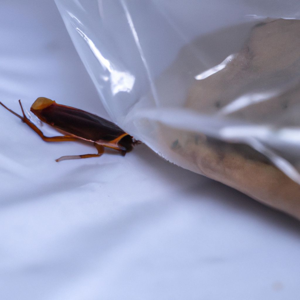 Can cockroaches get into ziploc bags Pet