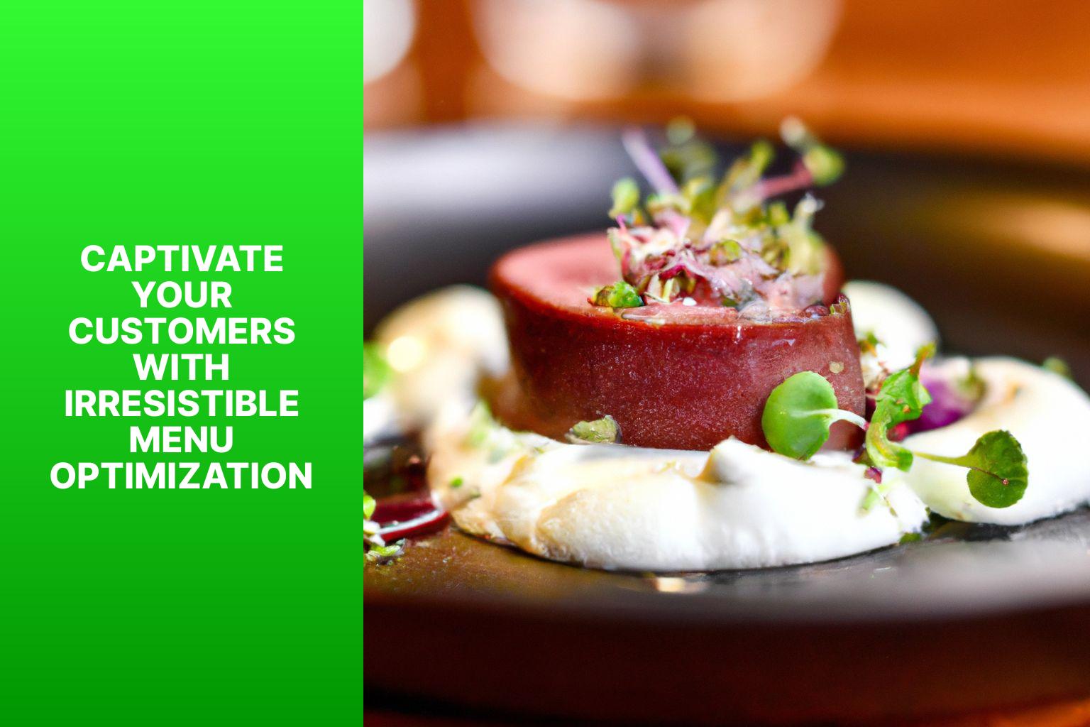 Captivate Your Customers with Irresistible Menu Optimization