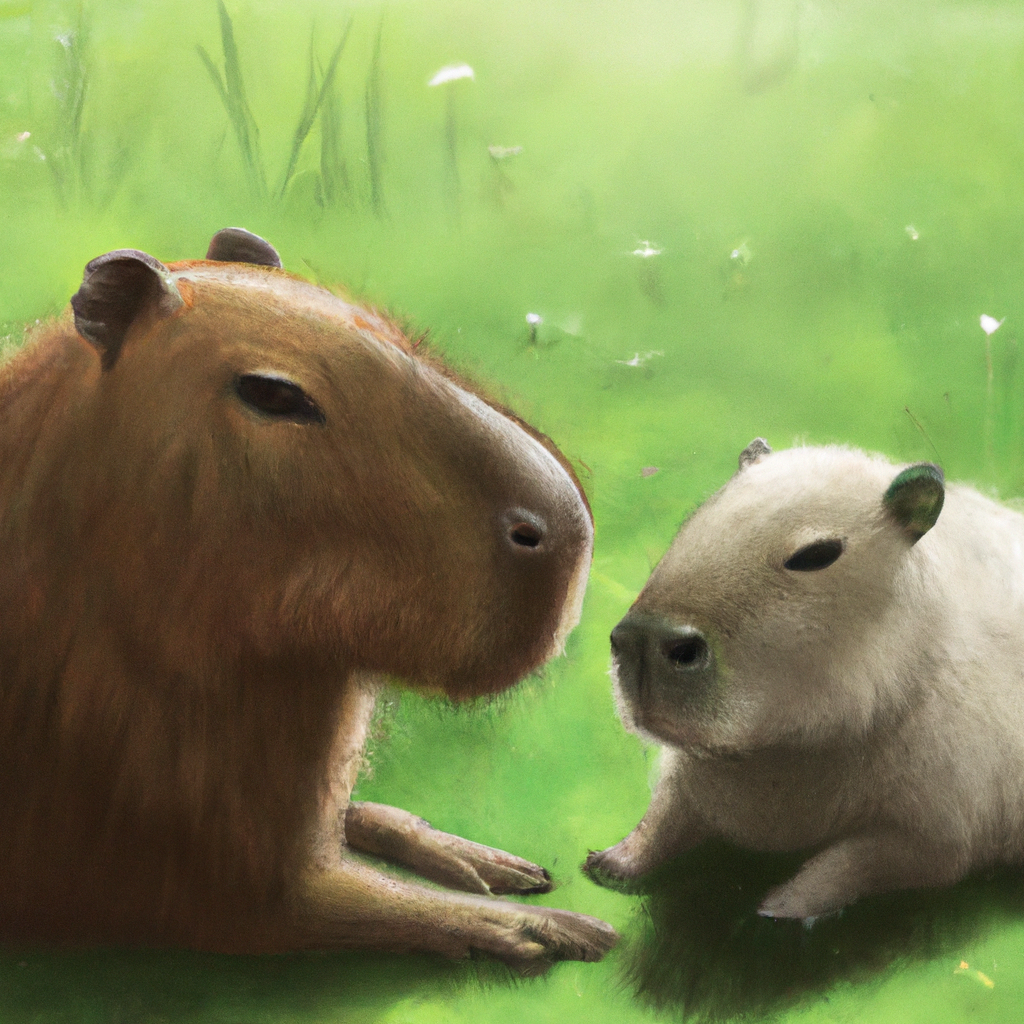 capybara and guinea pig