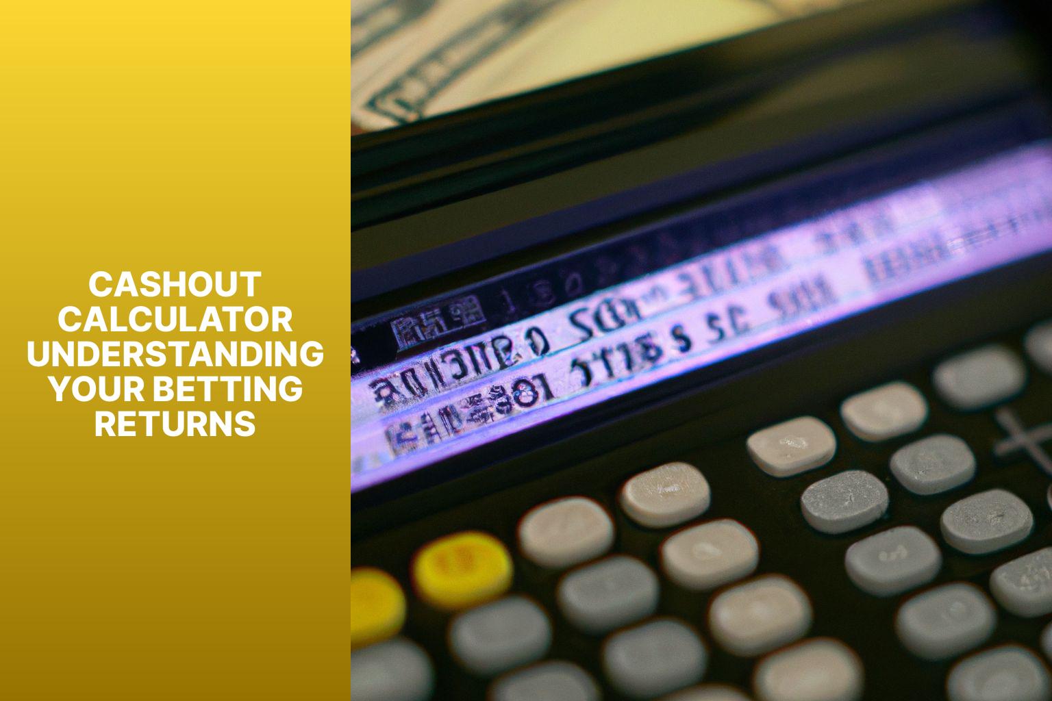 Cashout Calculator Understanding Your Betting Returns