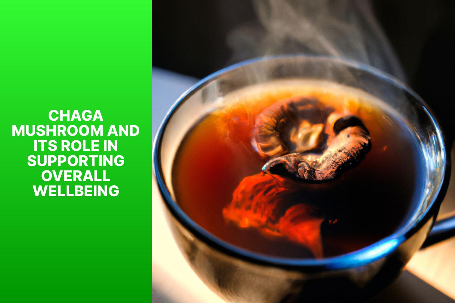 Chaga mushroom and its role in supporting overall wellbeing