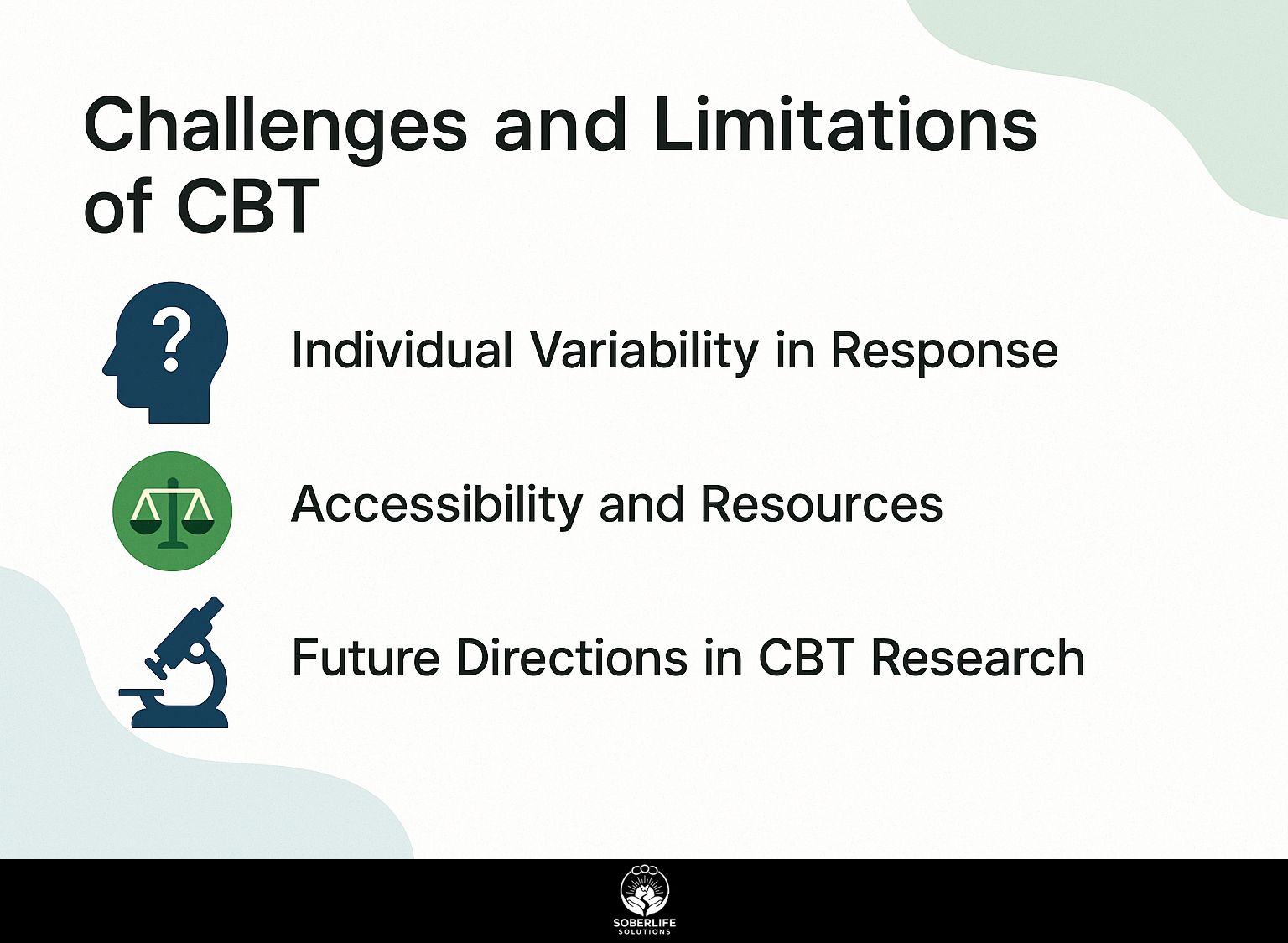 Challenges and Limitations of CBT
