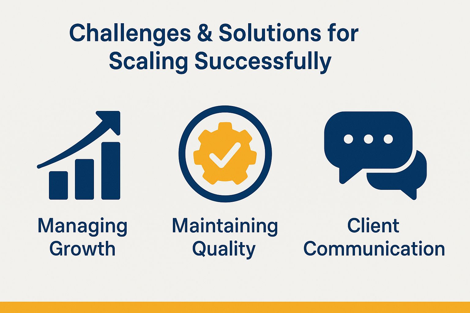 Challenges and Solutions for Scaling Successfully
