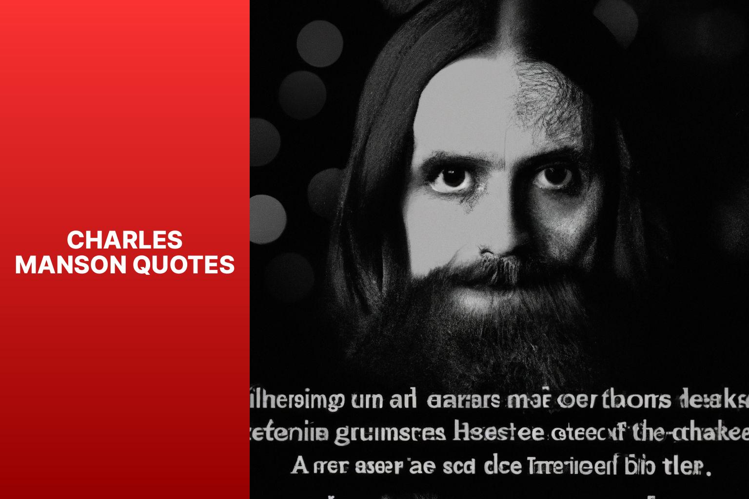 Charles Manson quotes