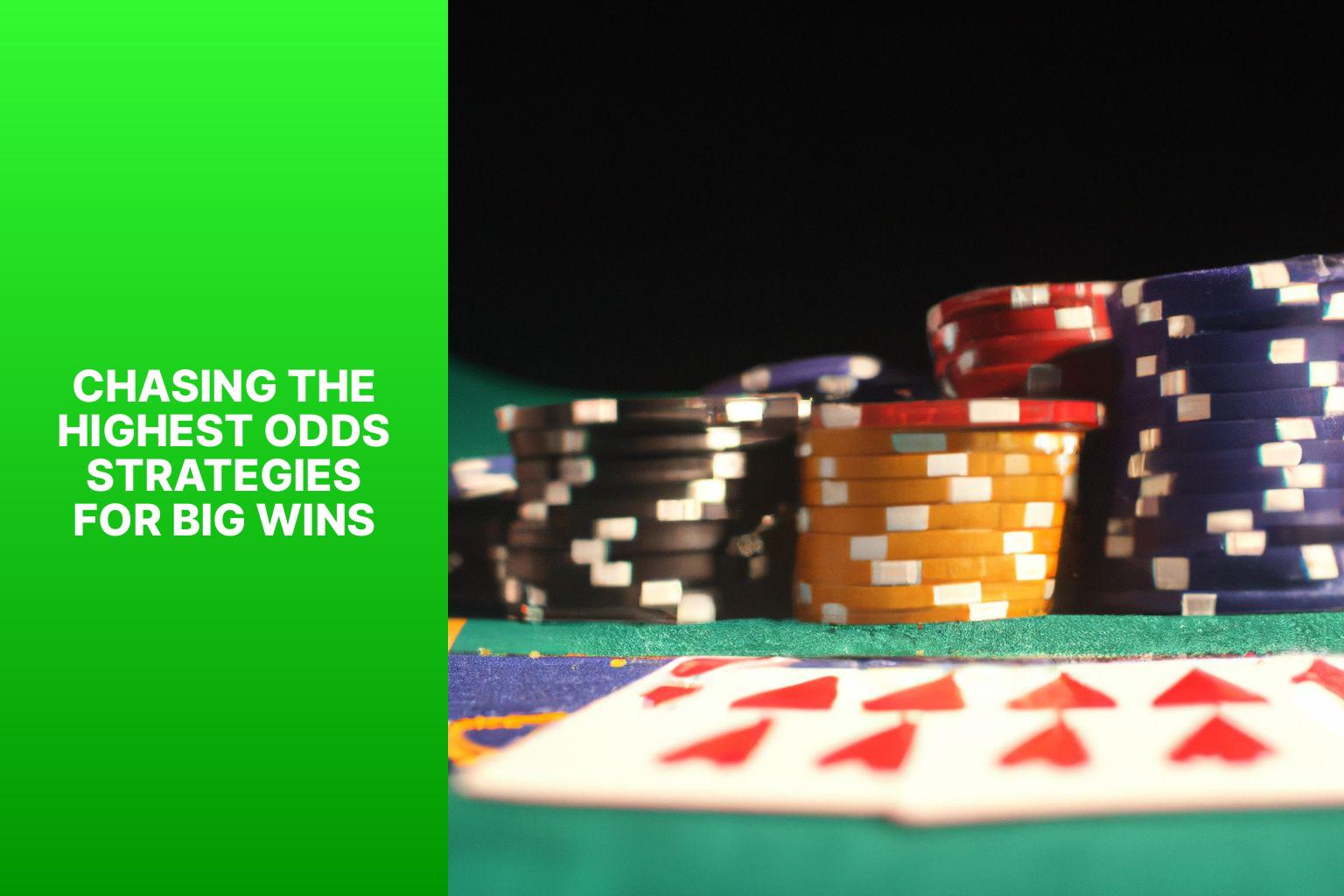 Chasing the Highest Odds Strategies for Big Wins
