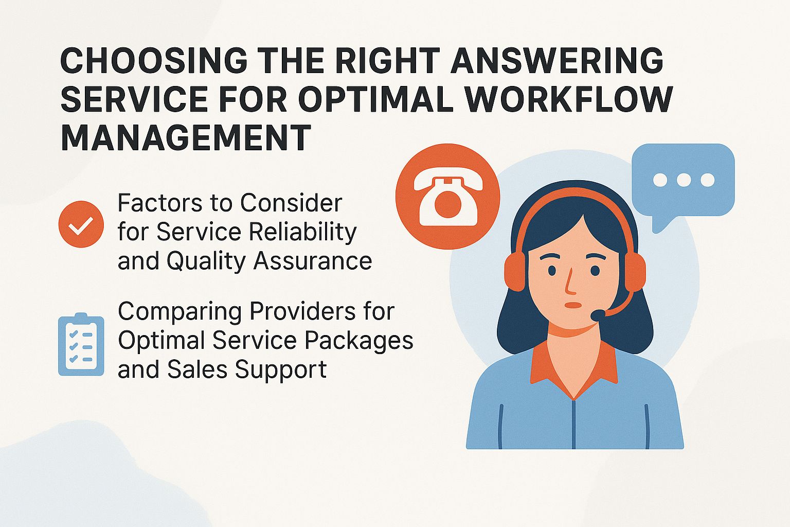 Choosing the Right Answering Service for Optimal Workflow Management
