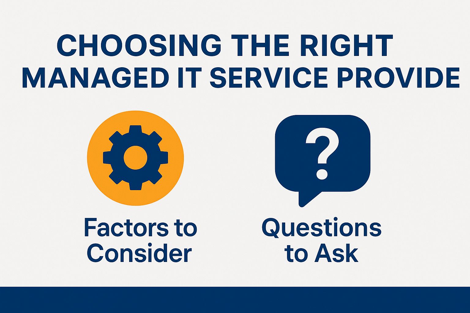 Choosing the Right Managed IT Service Provider