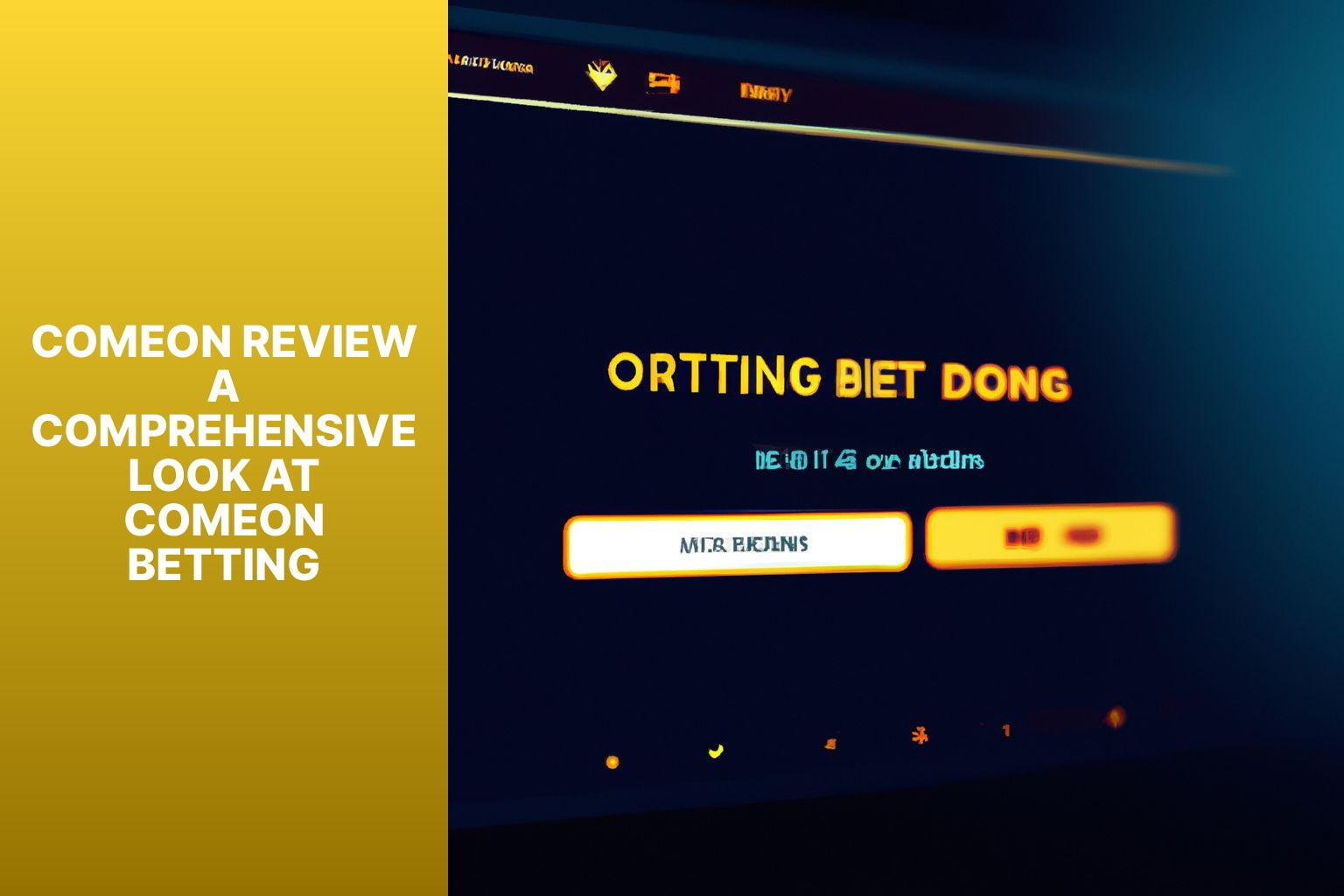 ComeOn Review A Comprehensive Look at ComeOn Betting