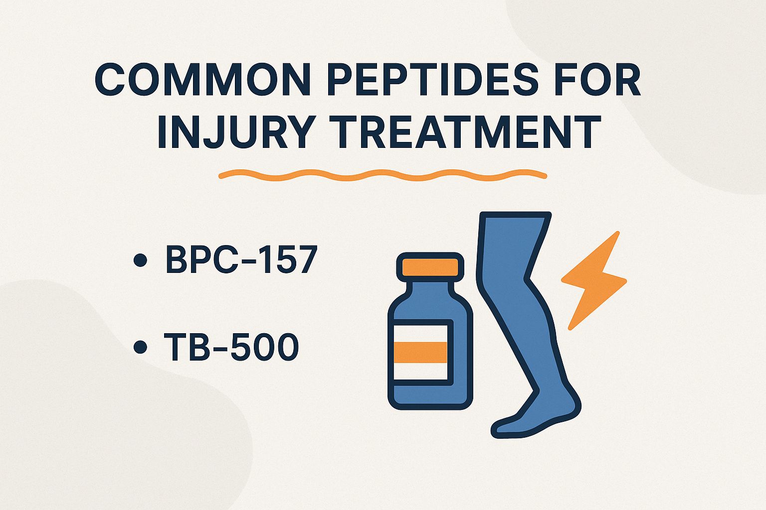 Common Peptides for Injury Treatment