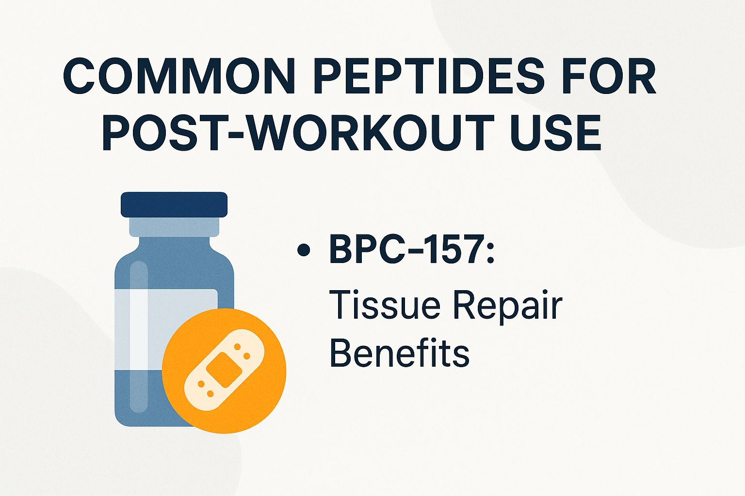 Common Peptides for Post-Workout Use
