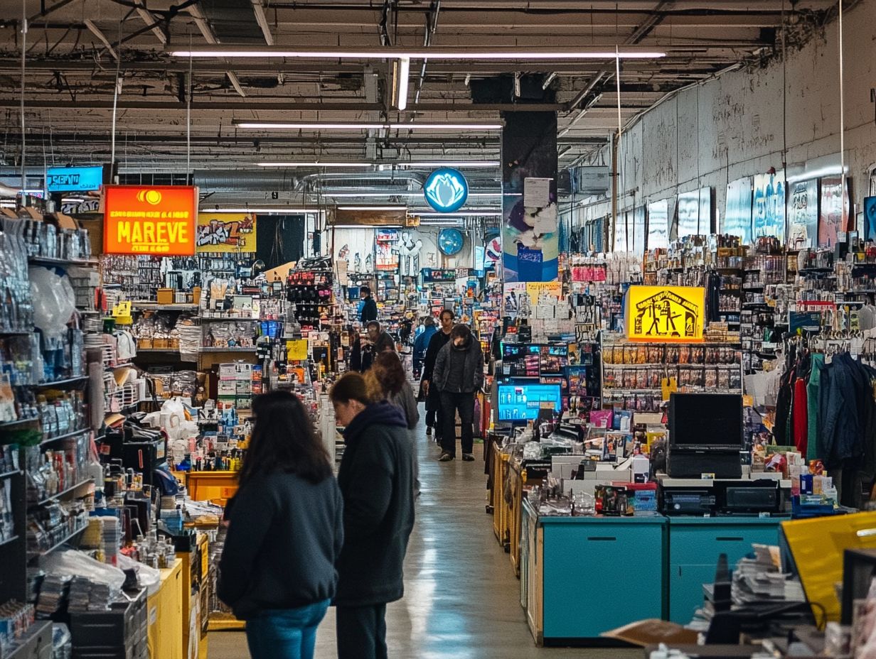 A visual guide to understanding the concept of liquidation shopping