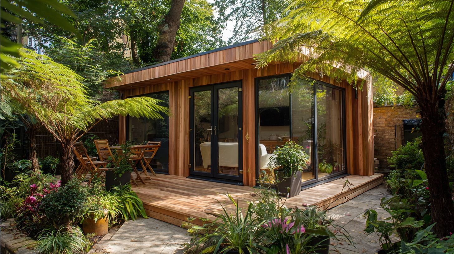What is the average cost per square metre for a London garden room in 2026 according to Cost Per Square Metre: A 2026 Guide to London Garden Room Pricing?