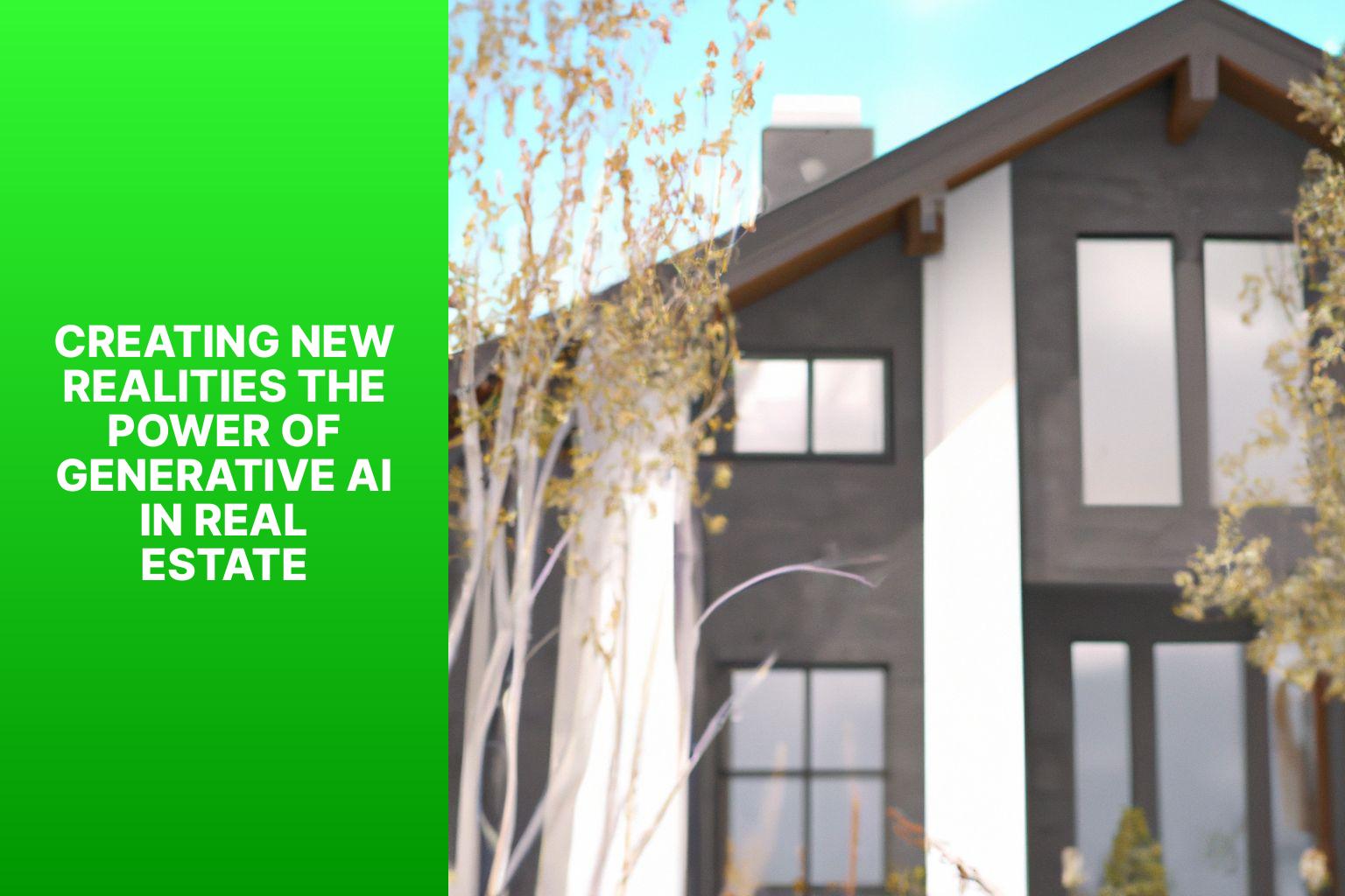 Creating New Realities The Power of Generative AI in Real Estate