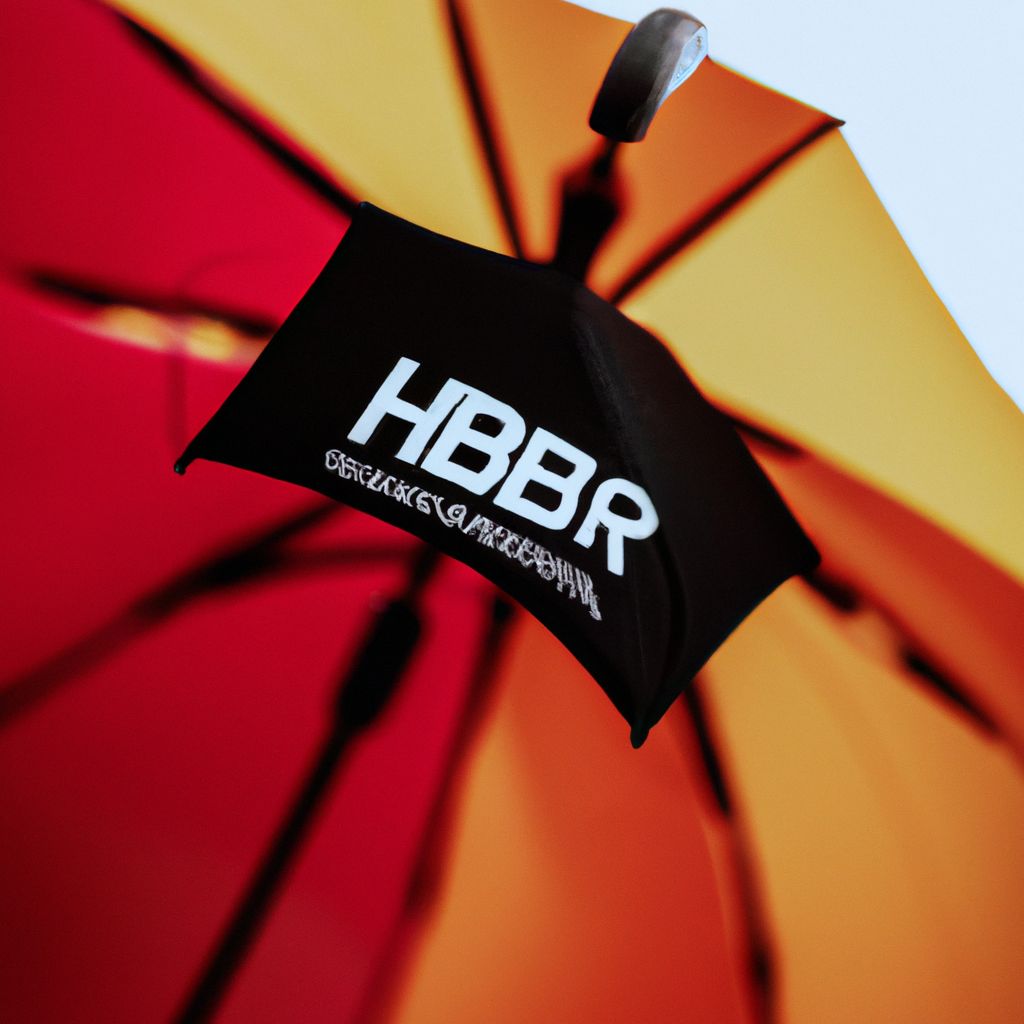 Custom branded umbrellas