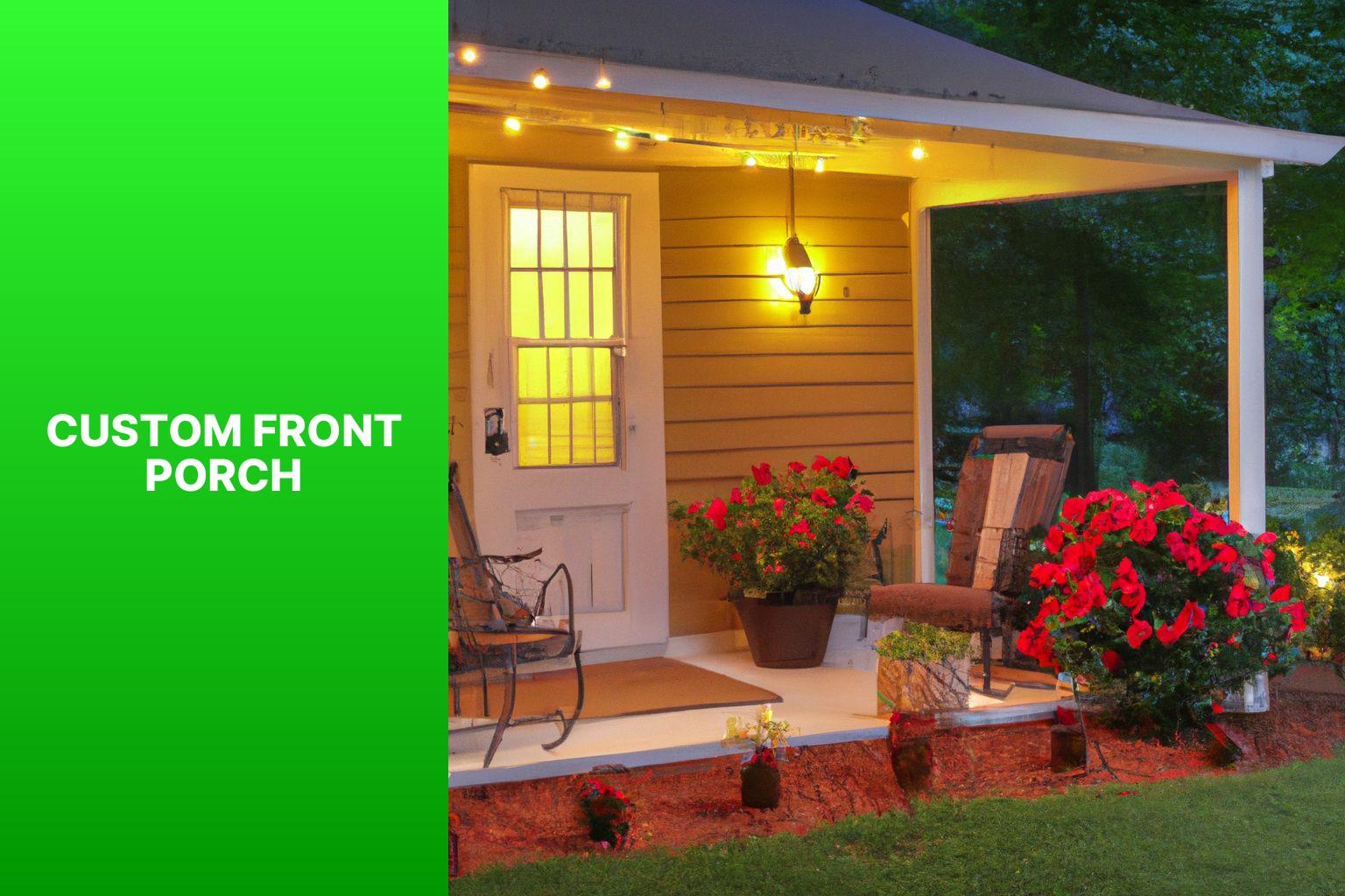 custom front porch