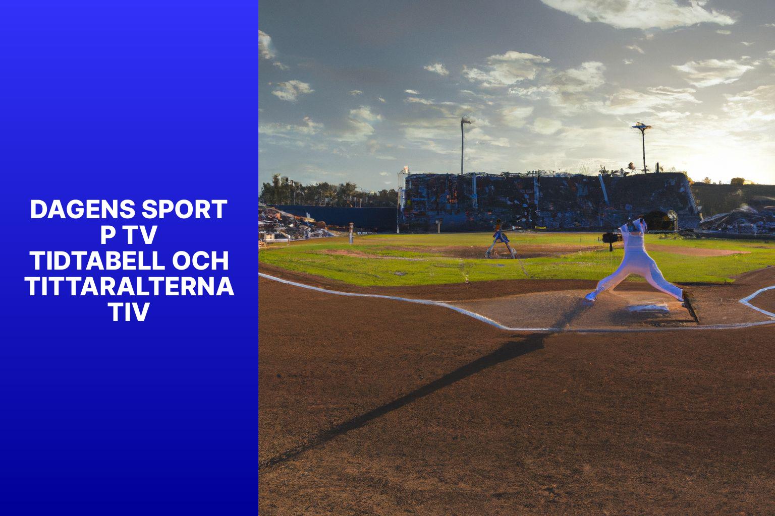 Dagens Sport p TV Tidtabell och Tittaralternativ