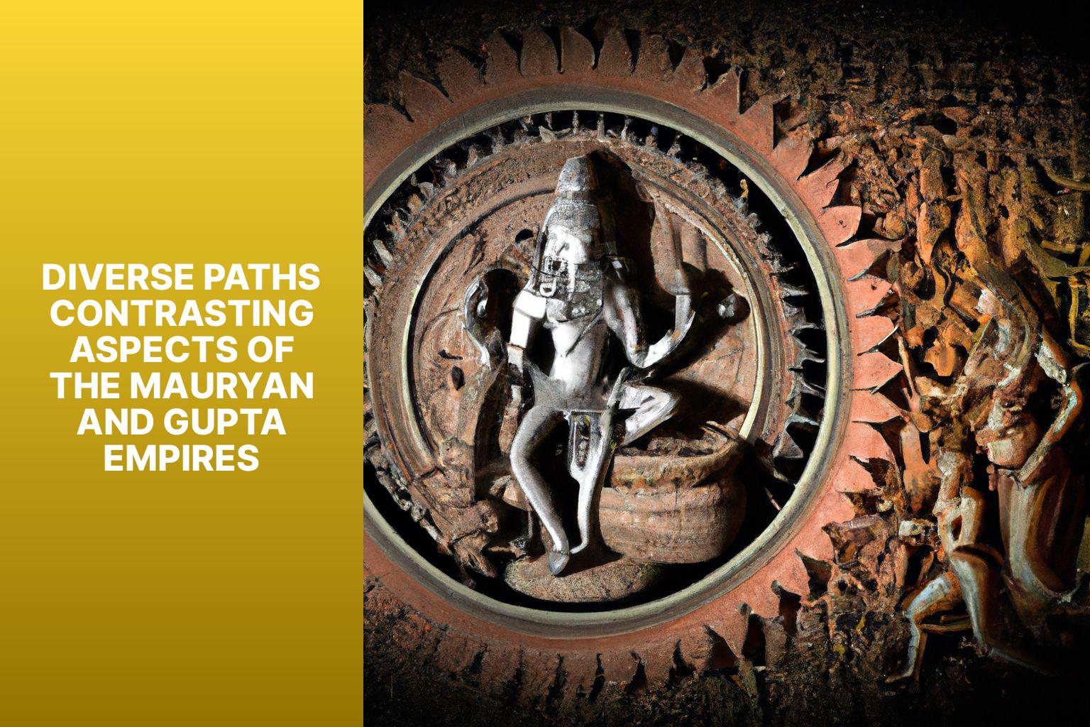 Diverse Paths Contrasting Aspects of the Mauryan and Gupta Empires