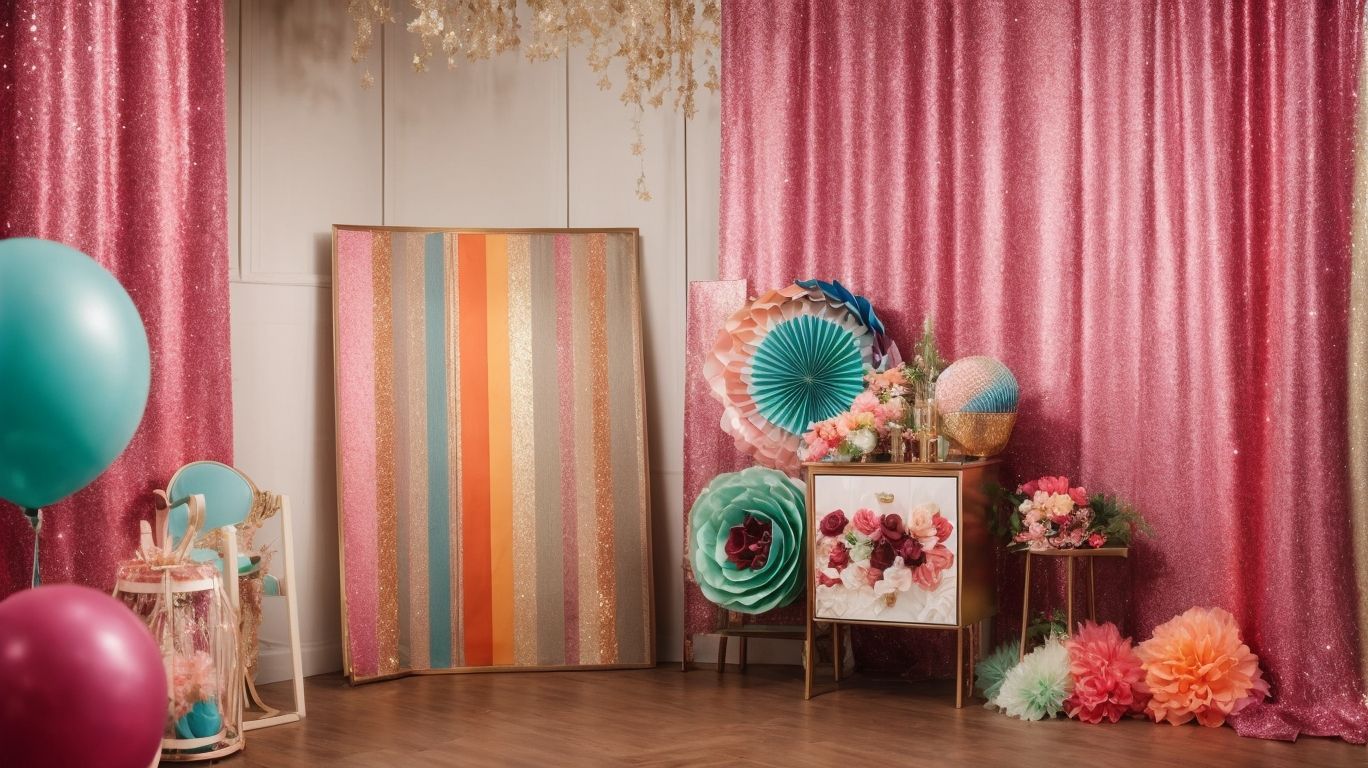 DIY photo booth backgrounds