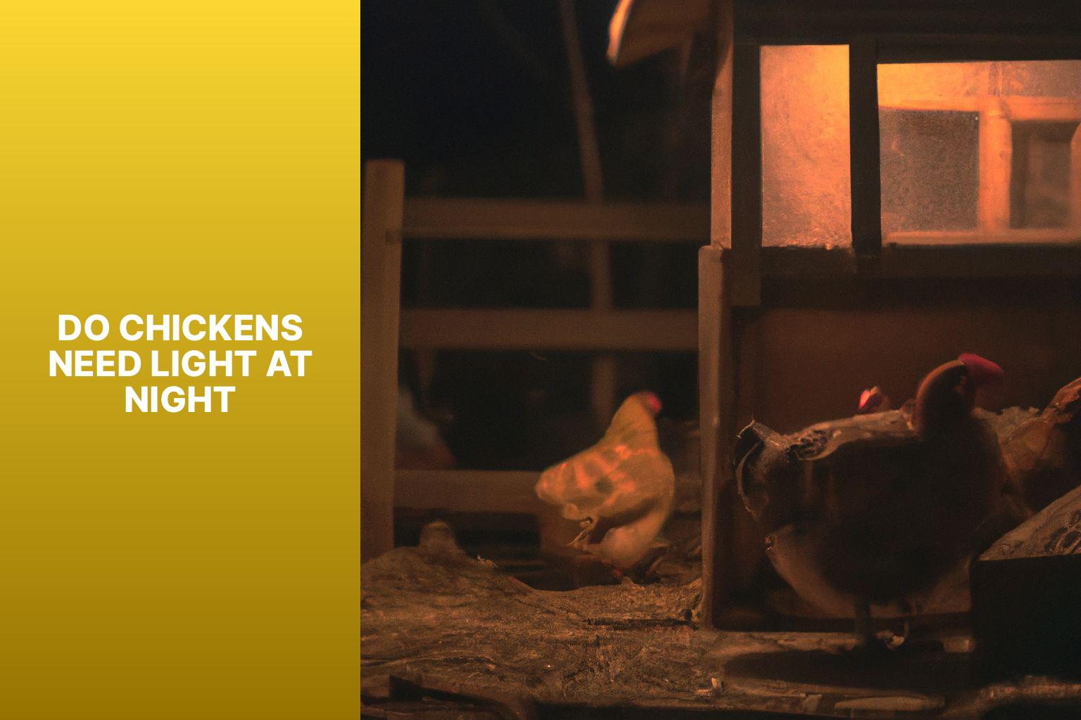 Do Chickens Need Light at Night? Exploring the Importance and Reasons
