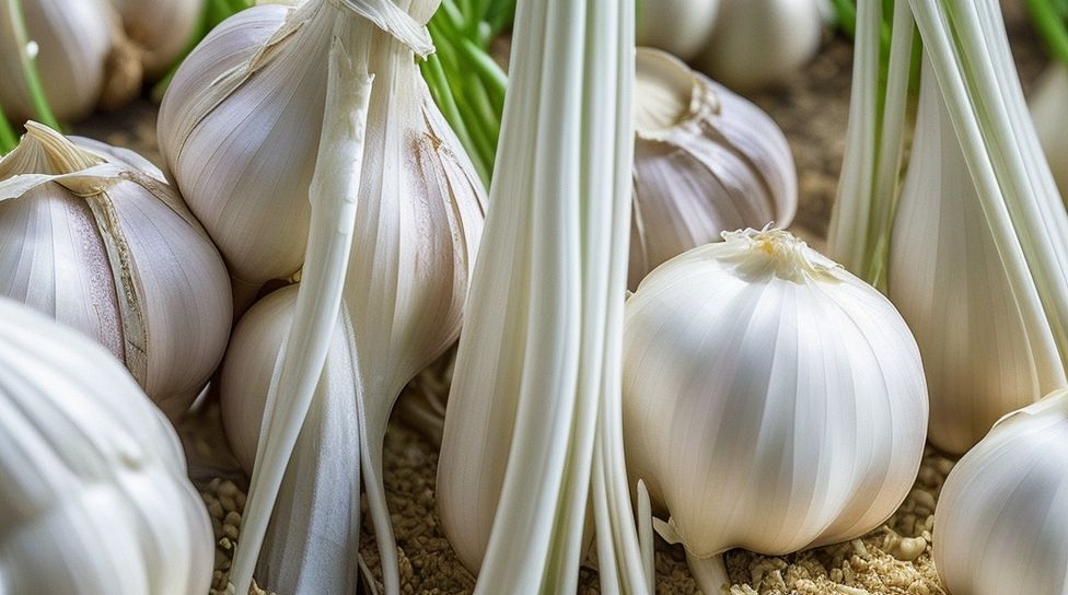 do garlic roots have allicin
