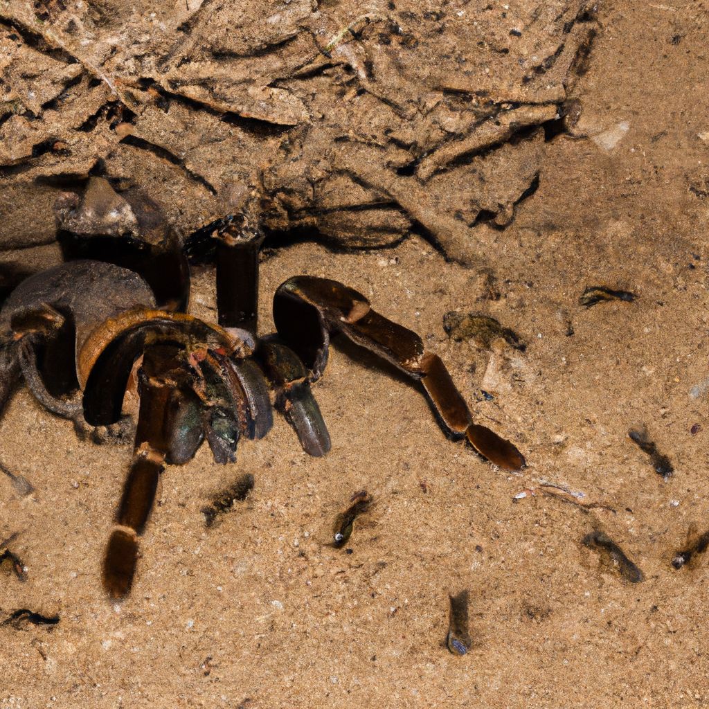 Do mole crickets affect tarantula spawn